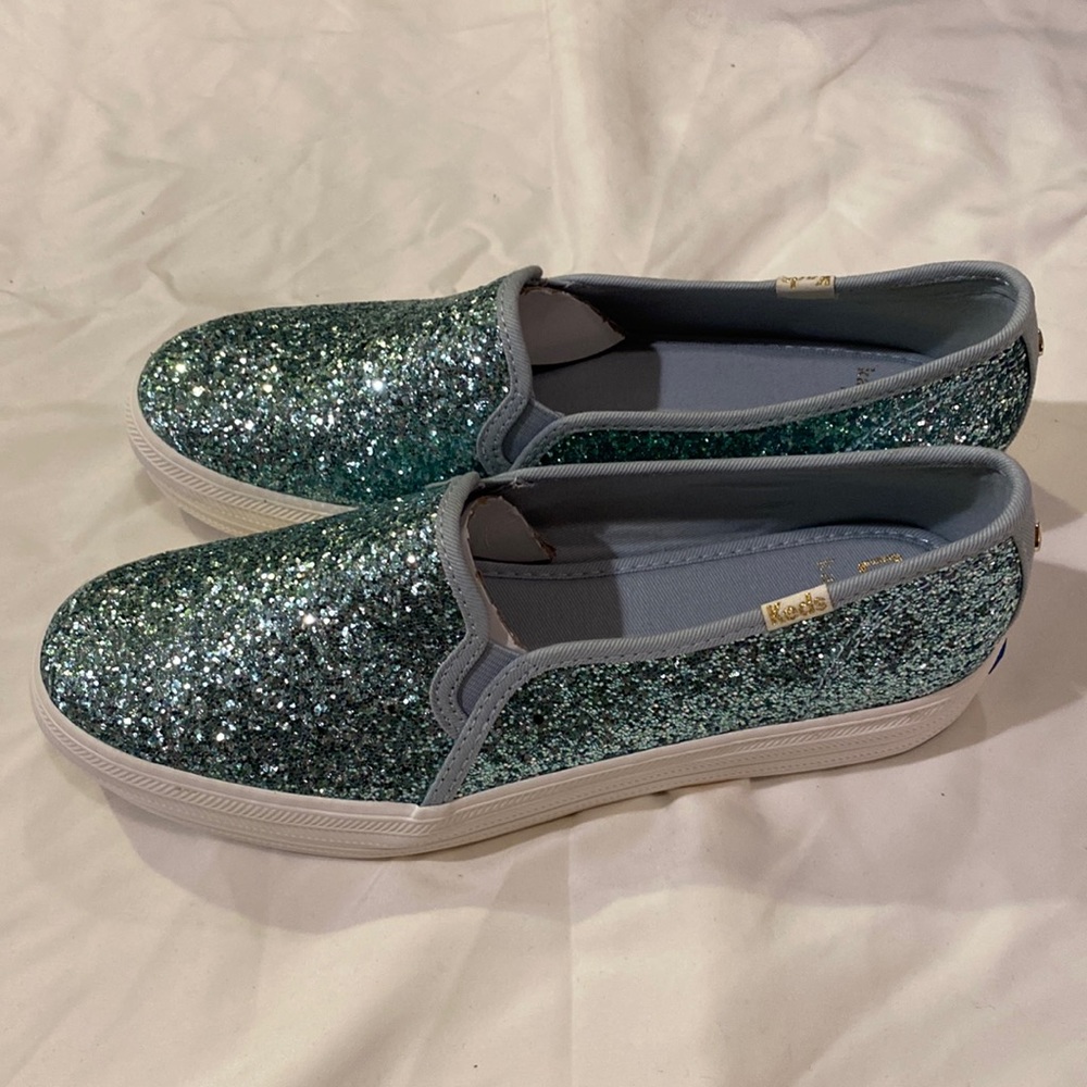 COPY - Keds womens 7.5 green sparkle shoes